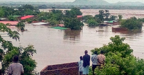 Picture of flooding in Malawi from Cyclone