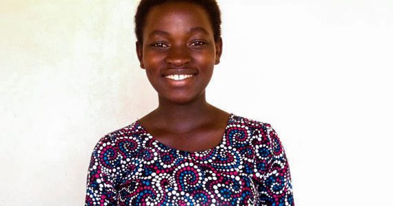 Picture of Giselle from Rwanda smiling
