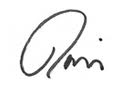 Picture of David's signature