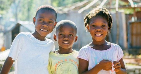 picture of cute children in Haiti