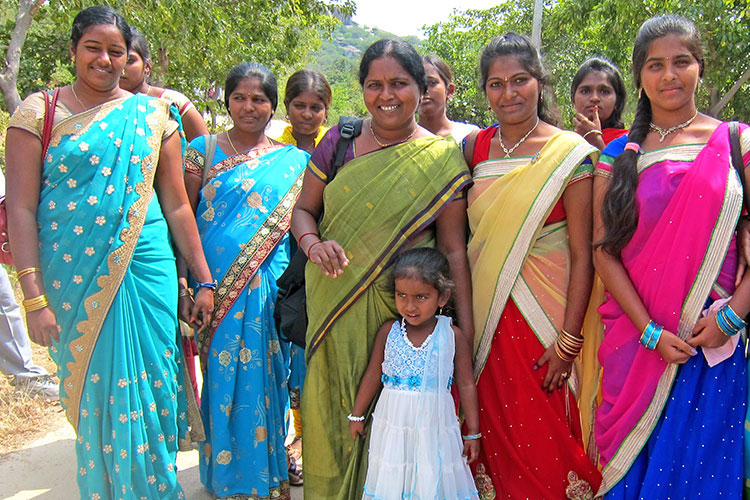 Family in India