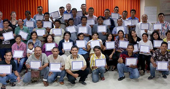 Picture of small business training in Indonesia