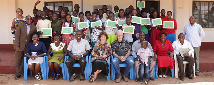 Picture of graduates of 2-day program in Kenya for ex-offenders
