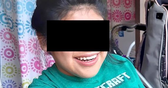 Image of girl in Guatemala rescued out of human trafficking