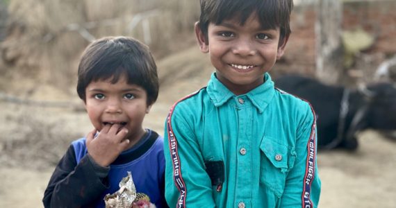 Image of children from North India