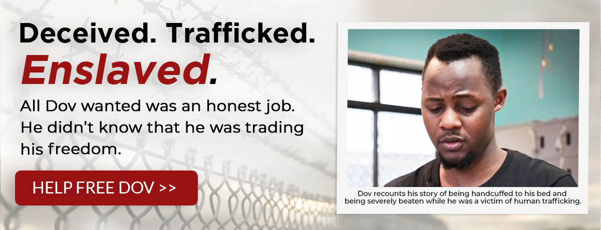 Click here to make a donation to rescue victims of trafficking